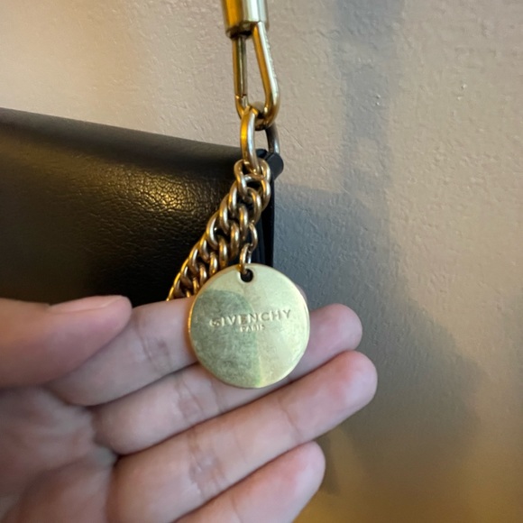 Goatskin Suede Shoulder Bag Black - Picture 9 of 10